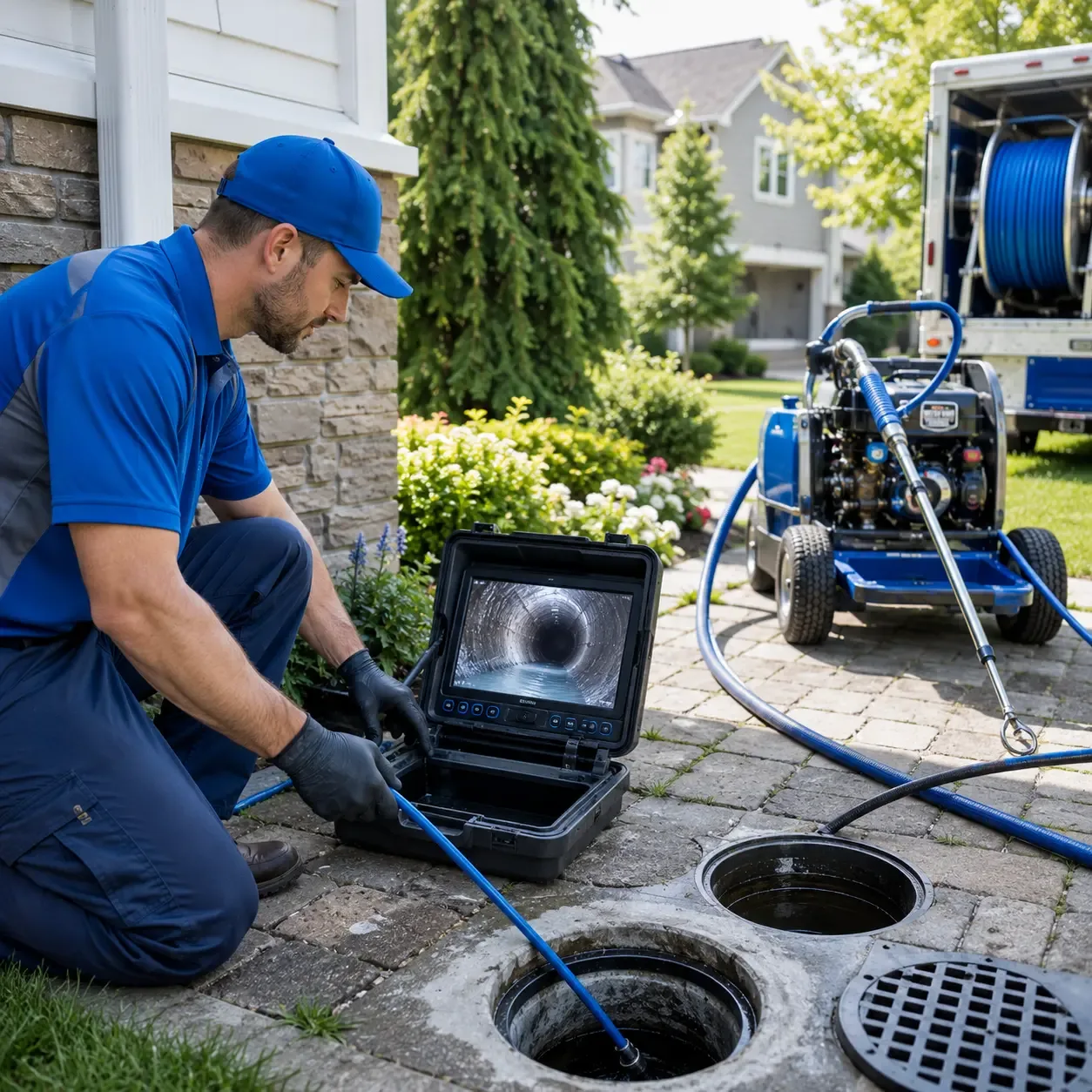 Outdoor drain cleaning professionals serving Welch, OK