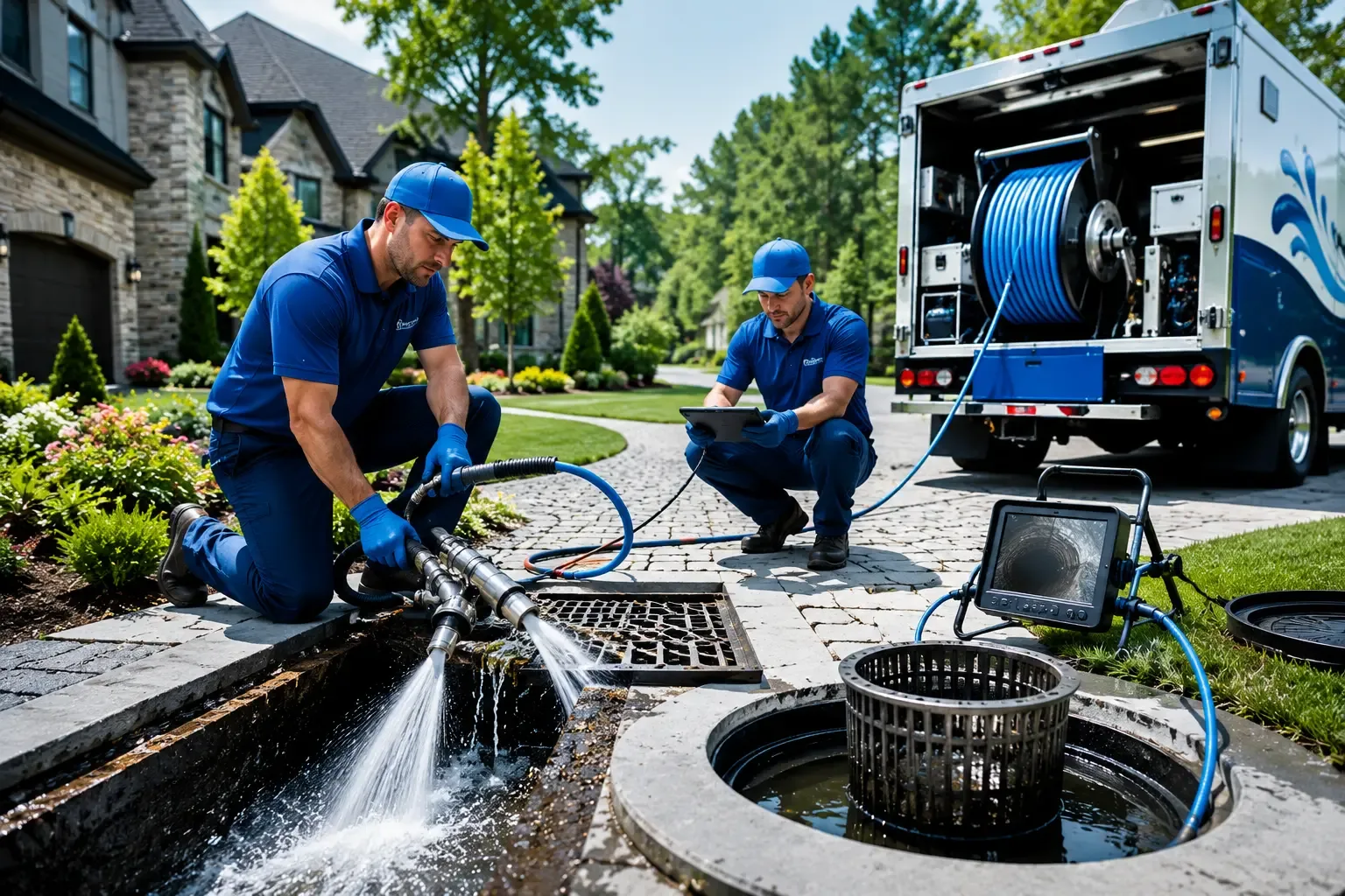 Local outdoor drain cleaning professionals in Welch, OK
